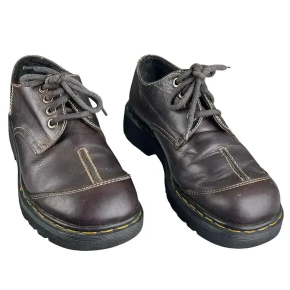 Vintage Dr. Marten’s Unisex Made In England Chunky Oxfords Size UK 8 US M 9 W 10